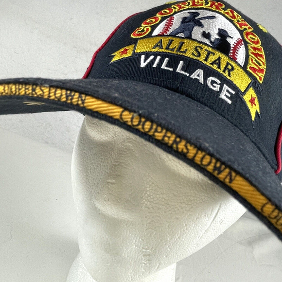 Cooperstown All Star Village Baseball Cap Navy Size L/XL Adjustable Back Legend - Picture 2 of 11
